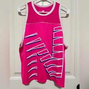 New Balance Vibrant Pink Graphic Tank Top